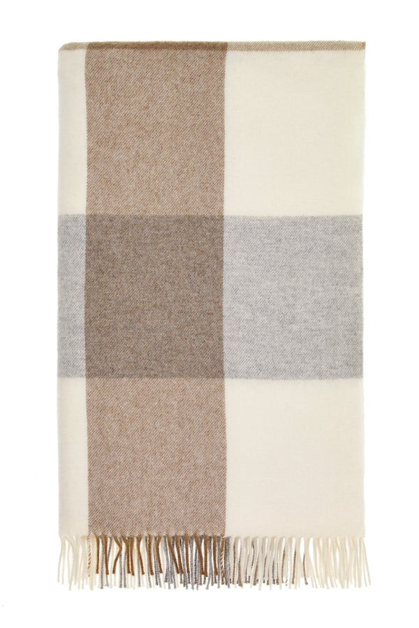 Fresh Look at Block Islay Natural Merino Lambswool Throw