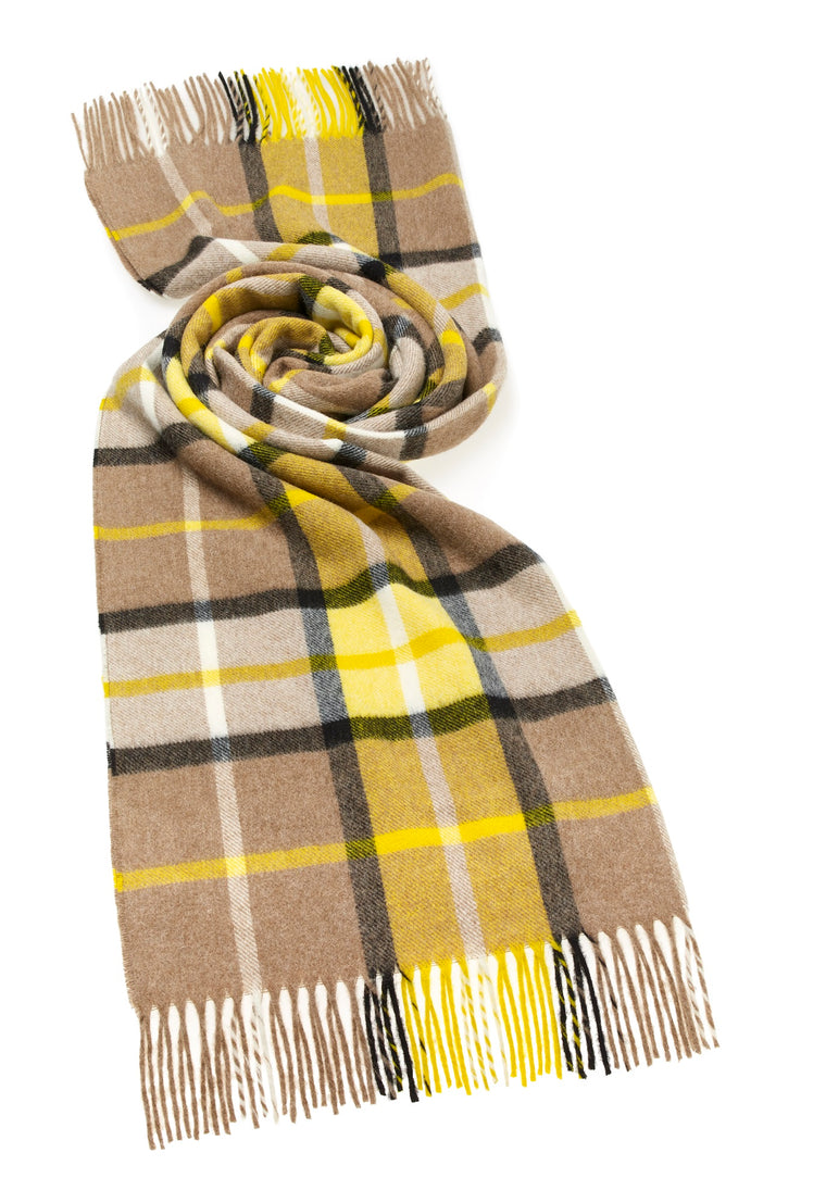 Blanket Scarf -Shawl - Stole - Wrap - Winchester Neutral/Yellow