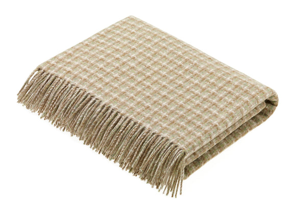 Transitional Travertine Throw - Villa - Shetland Quality Wool - Made in England
