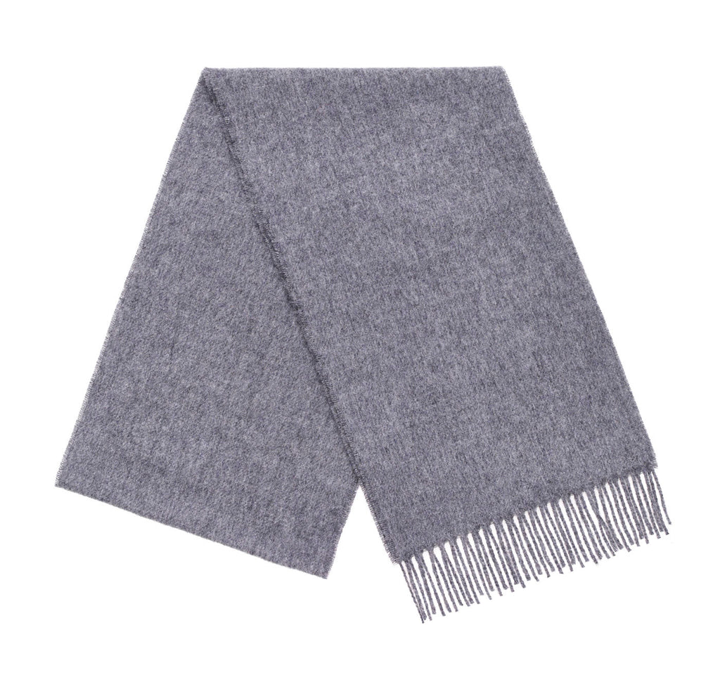 Luxury Plain Gray Scarf