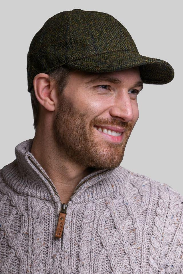 Mens's Baseball Caps  - Made in Ireland - 100% Wool