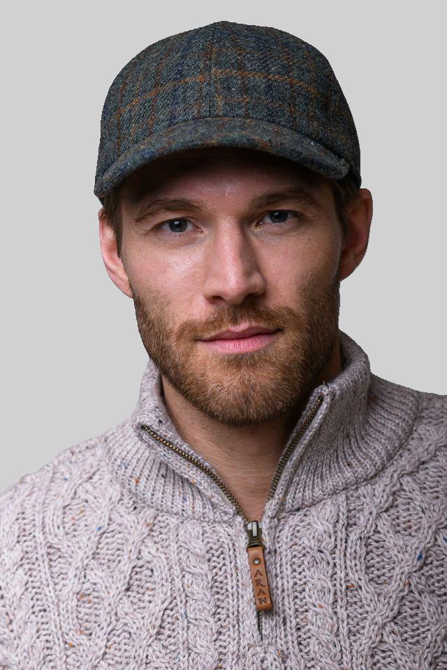 Mens's Baseball Caps  - Made in Ireland - 100% Wool
