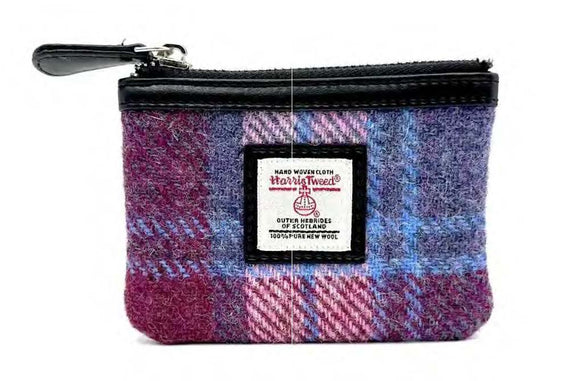 Harris Tweed - Coin Purse - Pastel Pink