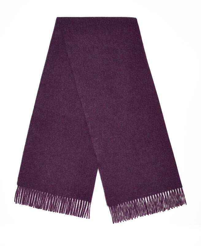 Blanket Scarf - Shawl - Stole - Wrap - Plain Burgundy