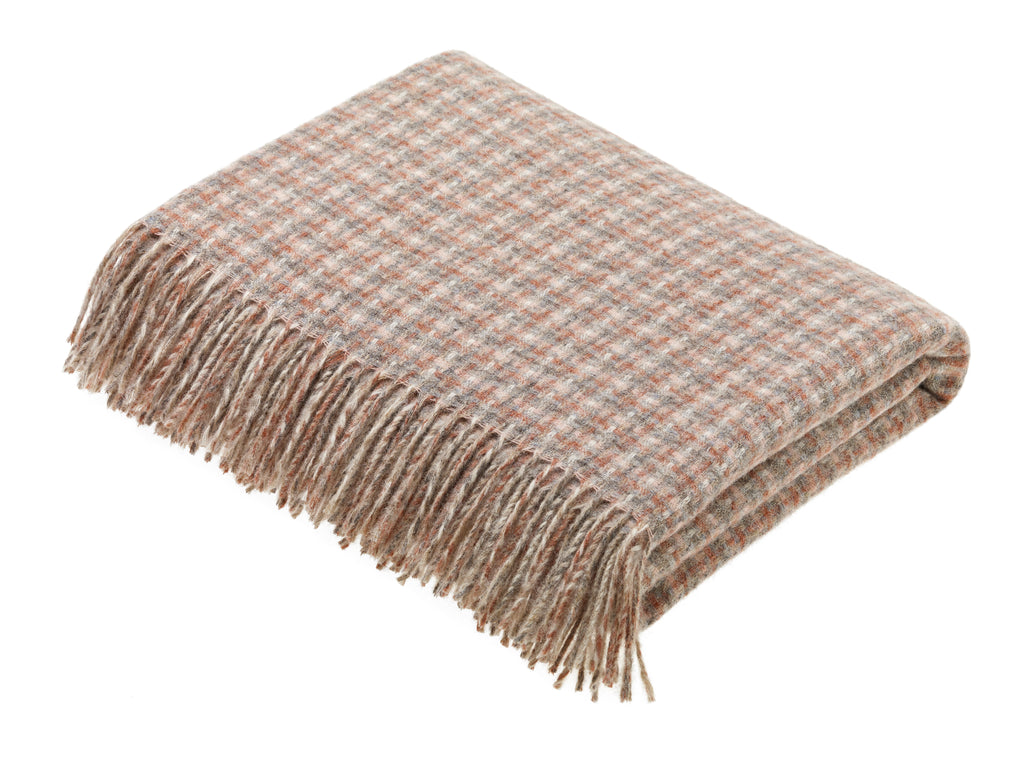 Transitional Sandstone Throw - Villa - Shetland Quality Wool - Made in England