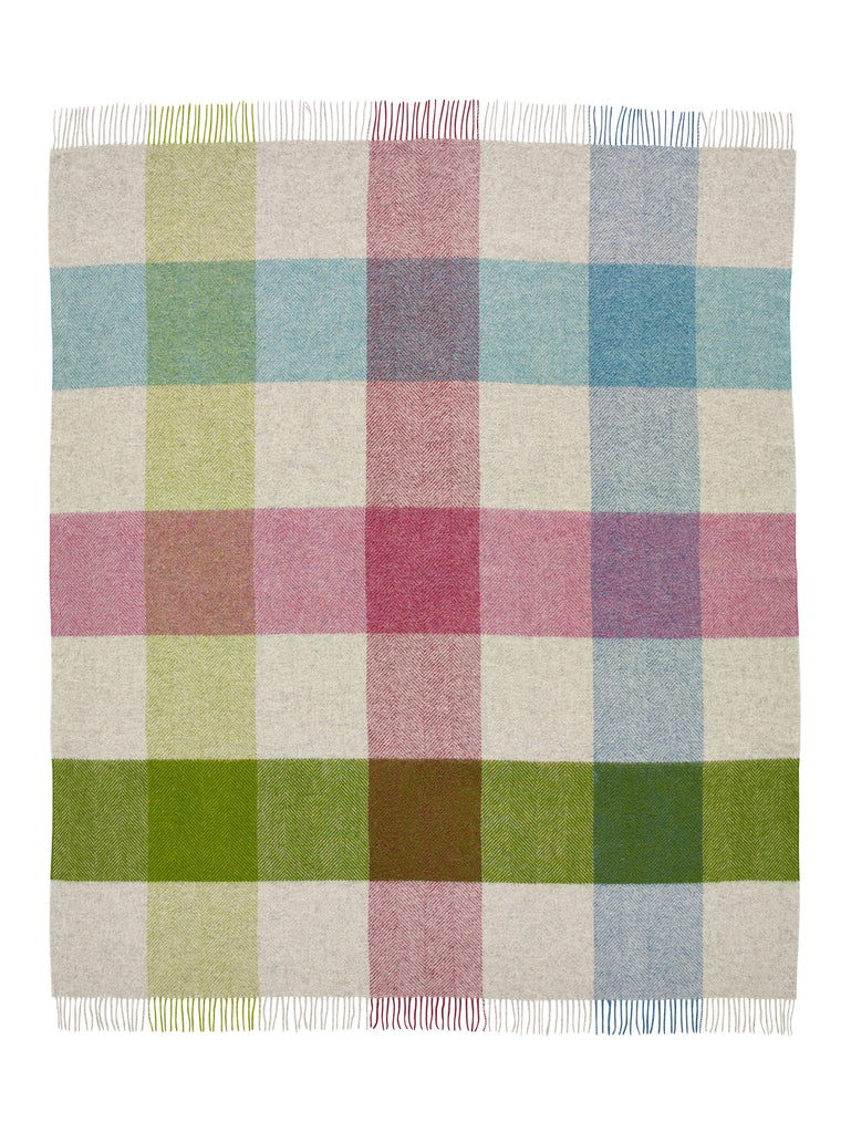 Harland Heather - Merino Lambswool Throw - Made in England