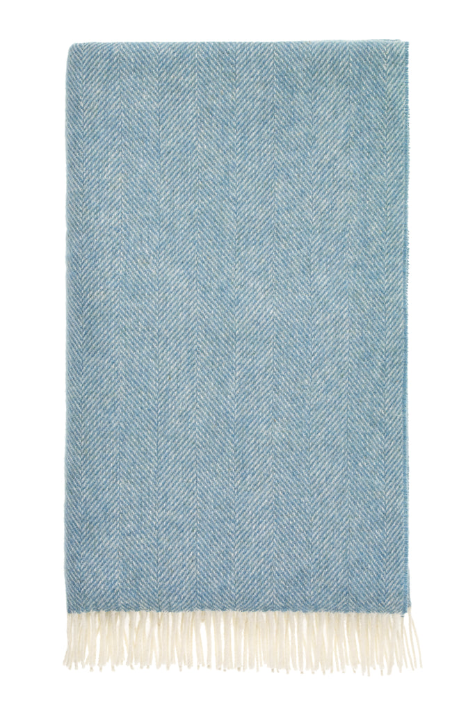Herringbone Throw/Picnic Blankets - 100% British Wool - Made in England