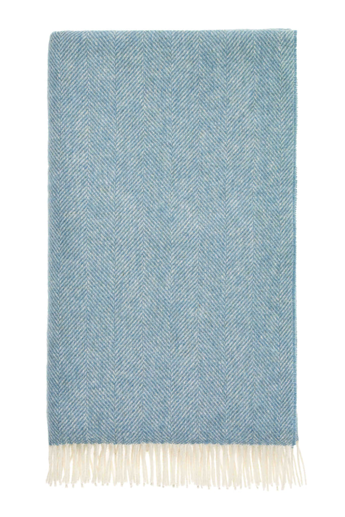 Herringbone Throw/Picnic Blankets - 100% British Wool - Made in England