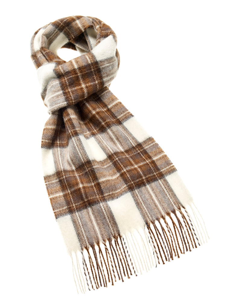 Tartan Natural Dress Stewart Scarf