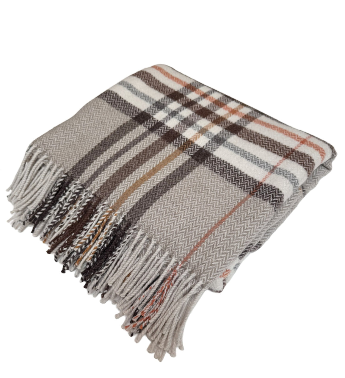 Moraig Bronze - Merino Lambswool Throws - Made in Scotland