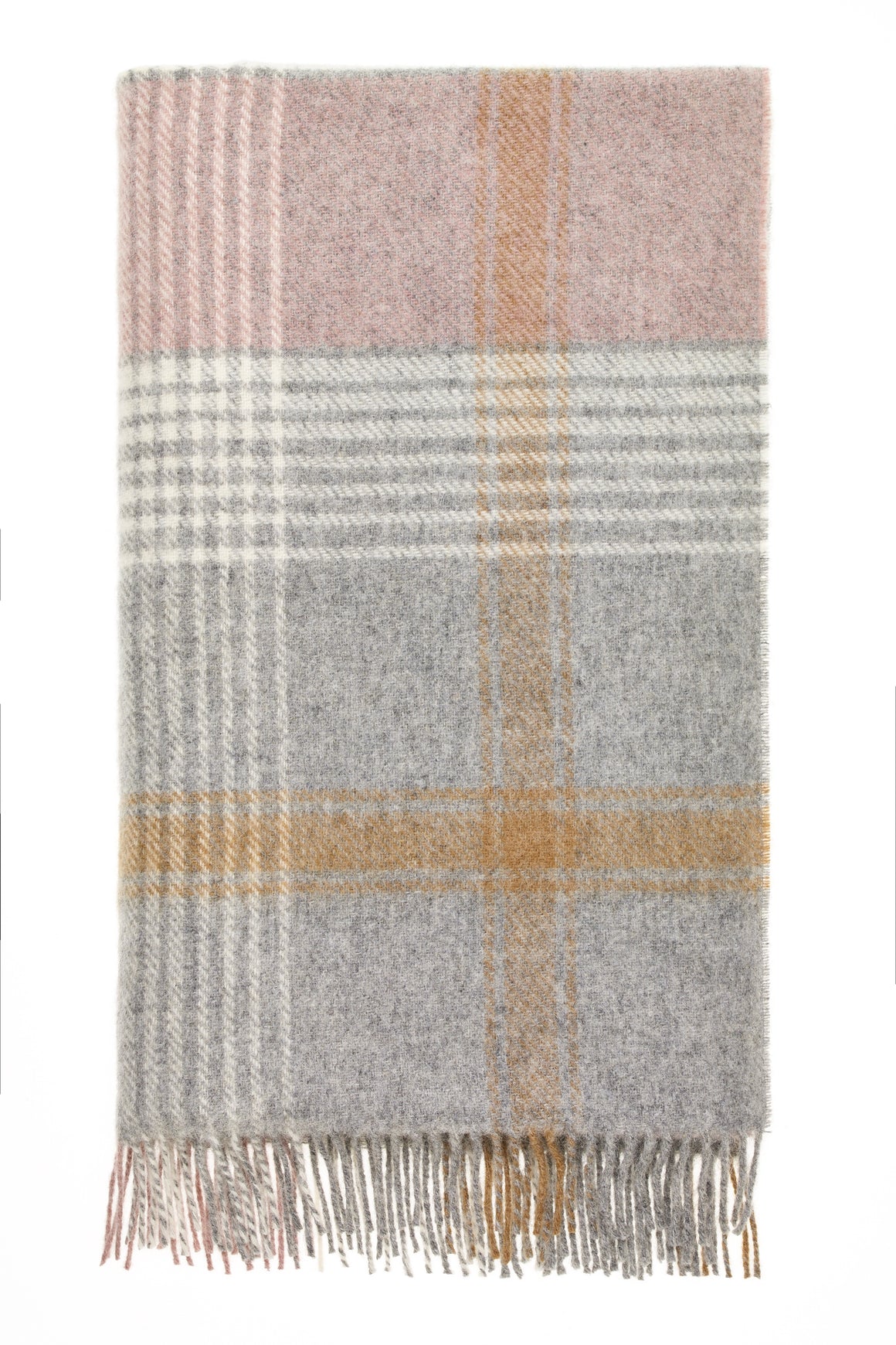 Classic Check Collection - 100% British Wool Throw - Made in England