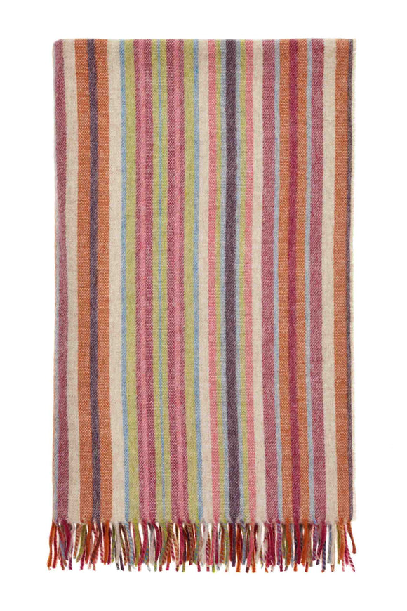 Santa Cruz Multi-Merino Lambswool Throw-Made in England