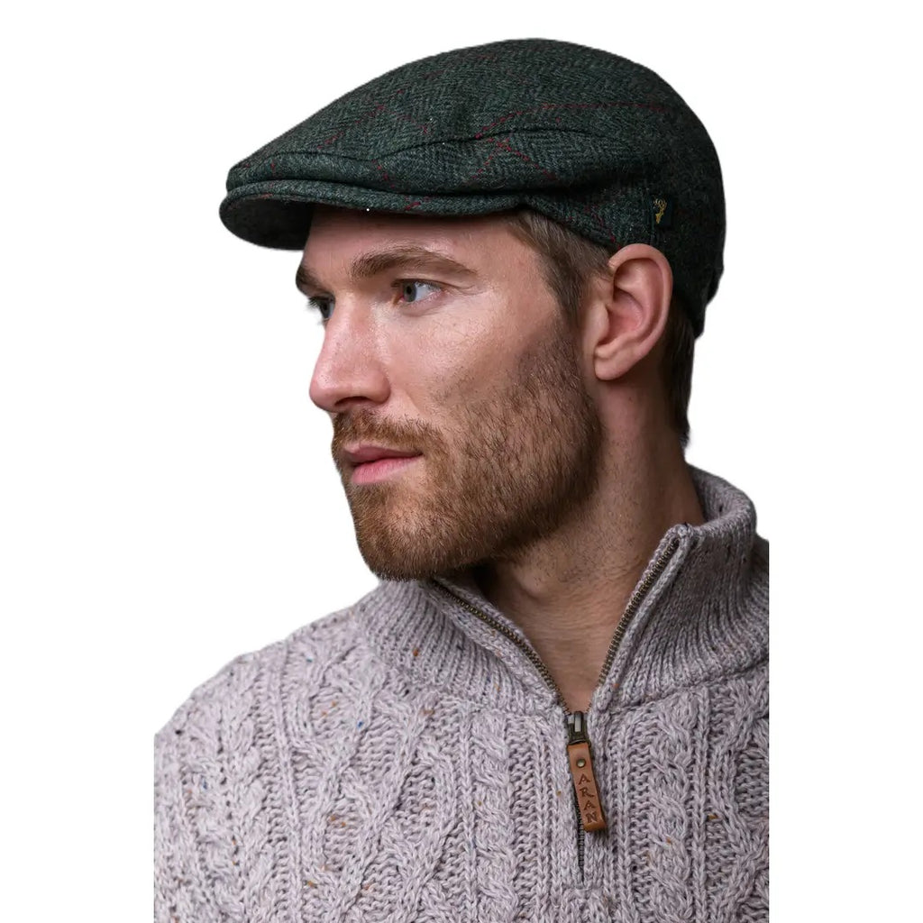 Trinity Tweed Flat Caps - Made in Ireland - Unisex
