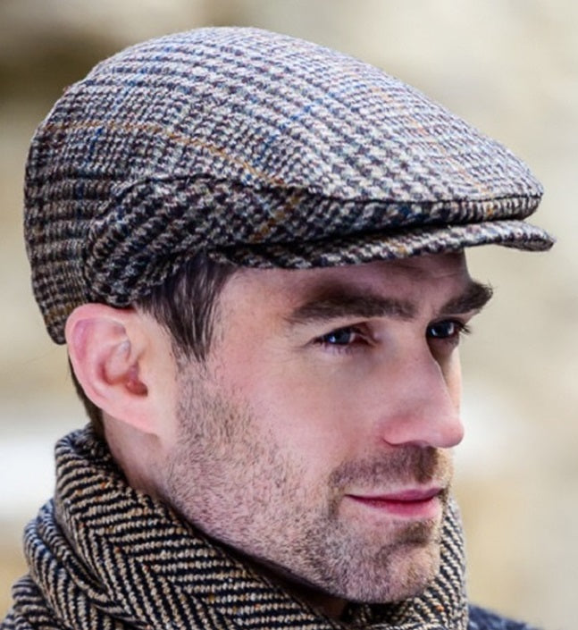 Trinity Tweed Flat Caps, Collection A, Made in Ireland, Unisex