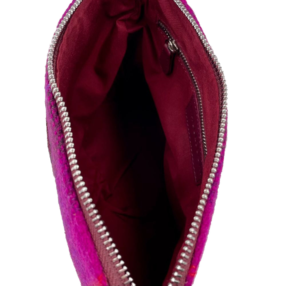 Harris Tweed - Cosmetic Bag - Purple Check