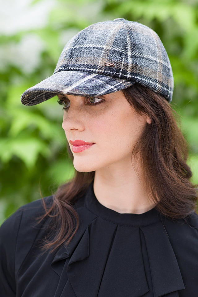 Ladies Baseball Cap - Made in Ireland - 100% Wool