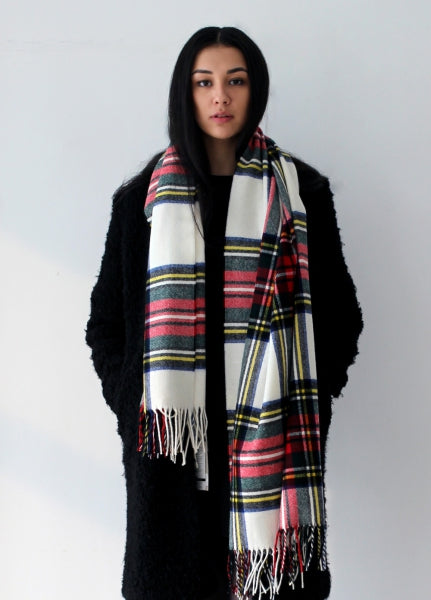 stewart tartan shawl