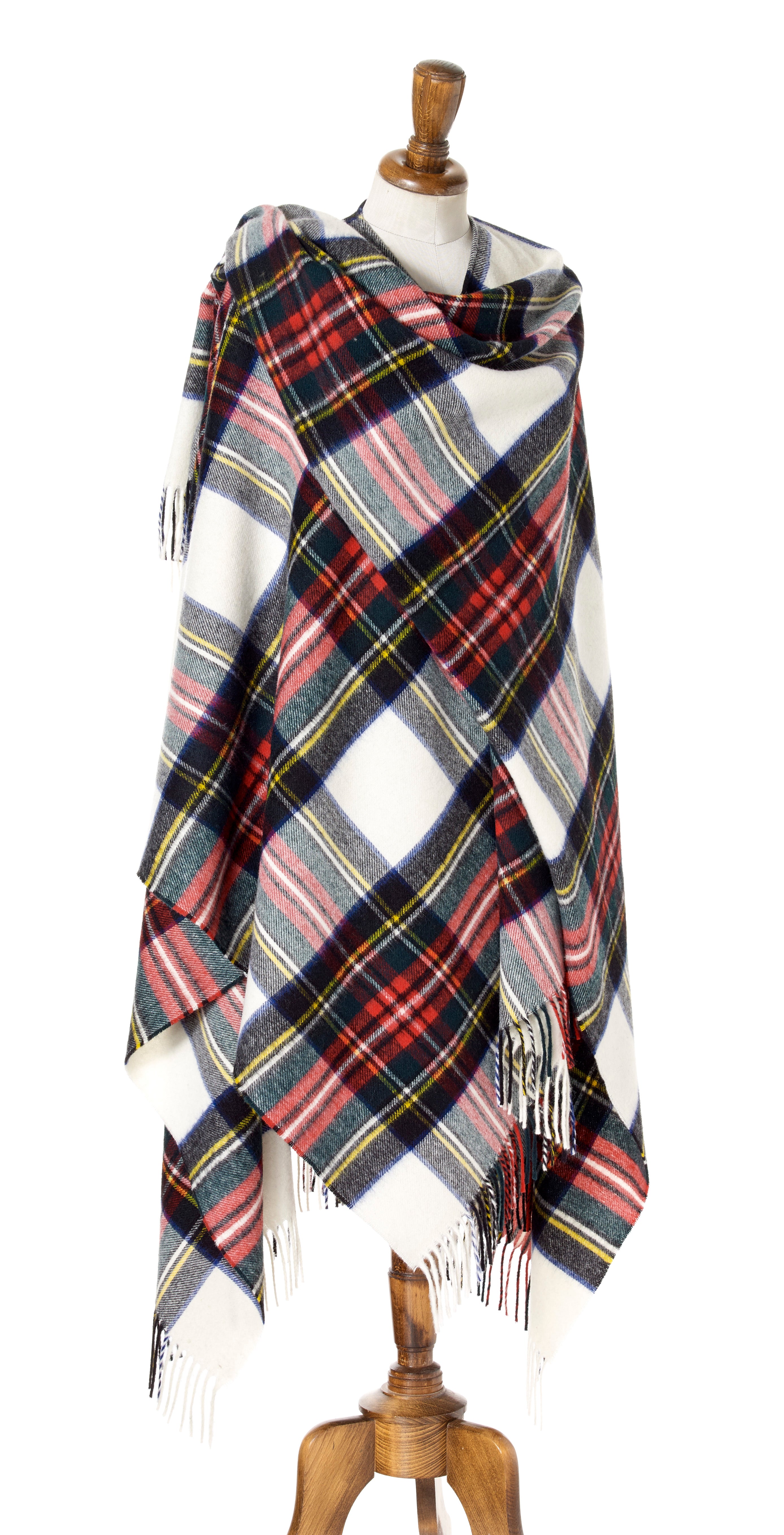 Bronte Ruana Bronte by Moon Full Size Ruana - Merino Lambswool - Tartan Dress Stewa