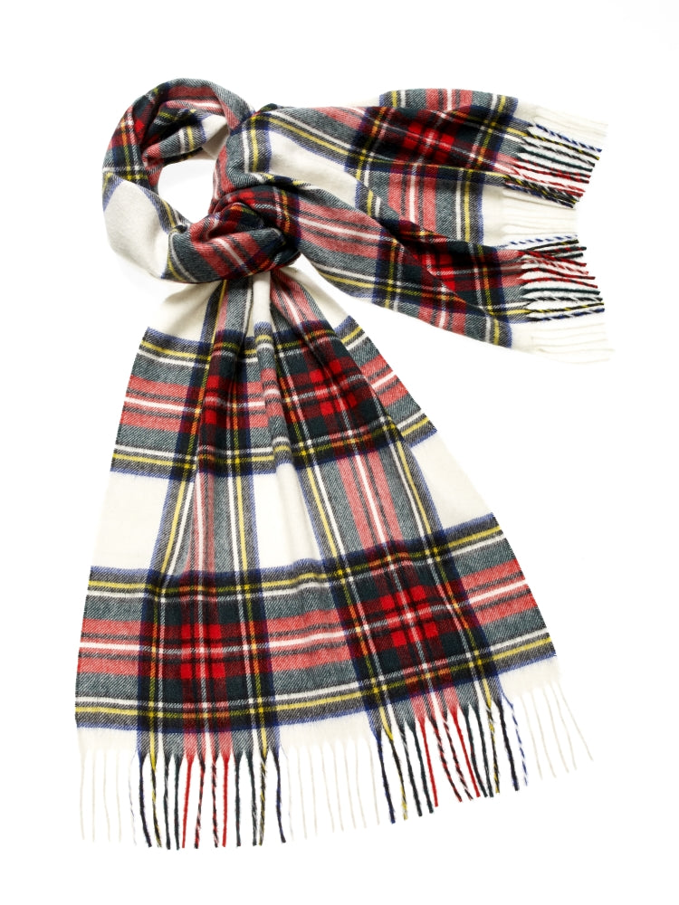Tartan Wide 10" Dress Stewart Scarf