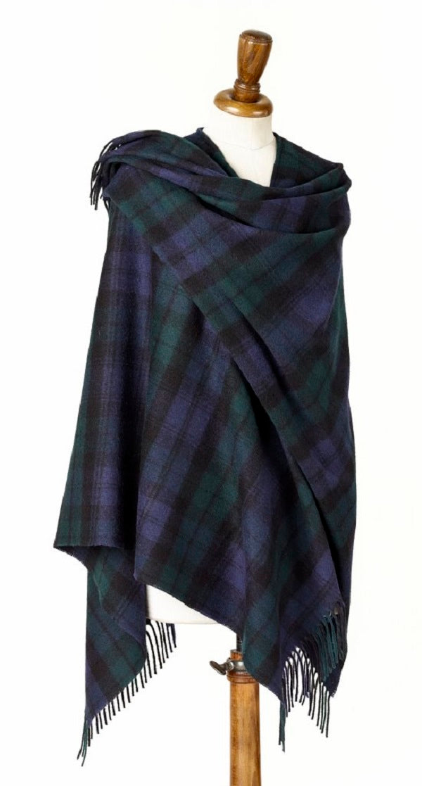 Bronte by Moon Wrap Clan Campbell Tartan - Black Watch Tartan Plaid