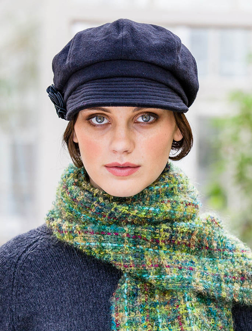 Wool Newsboy Wholesale Newsboy Hats Ladies Tweed Newsboy Hat Black