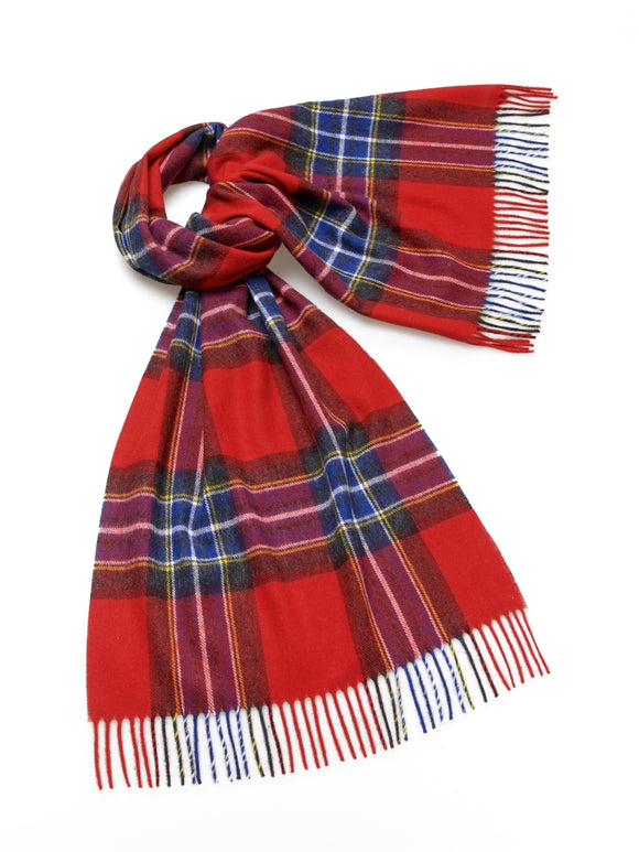 Blanket Scarf - Shawl - Stole - Wrap - Scampston - Red