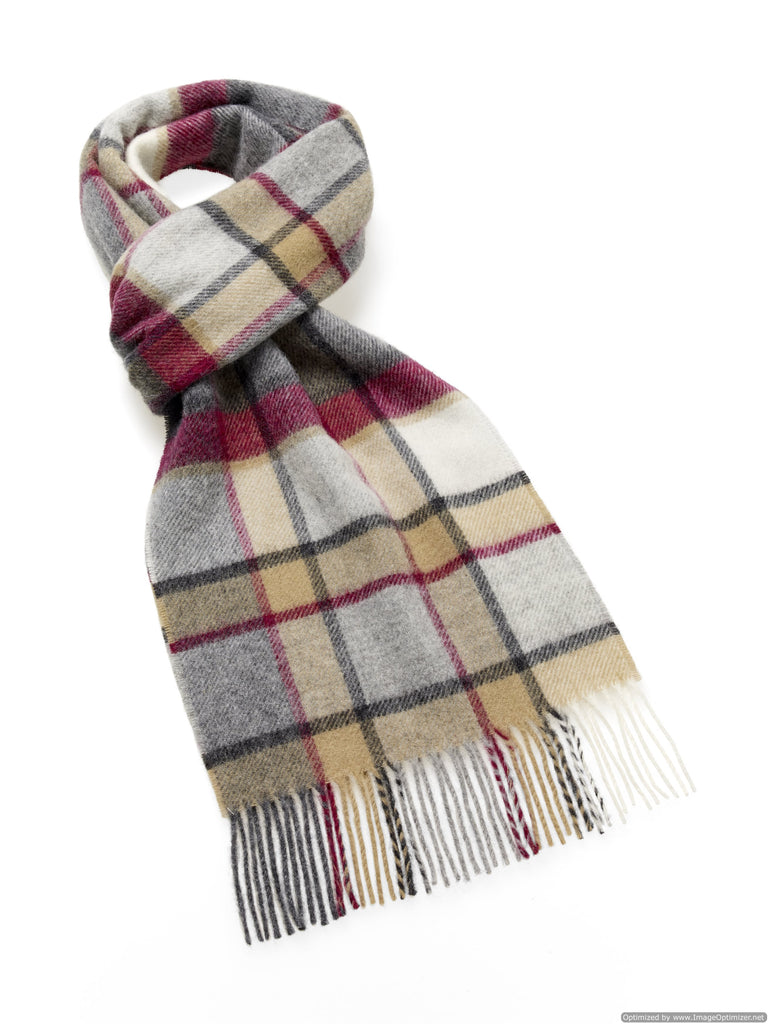 National Trust Heddon Valley Beach-Heather Scarf - Merino Lambswool - Made in England