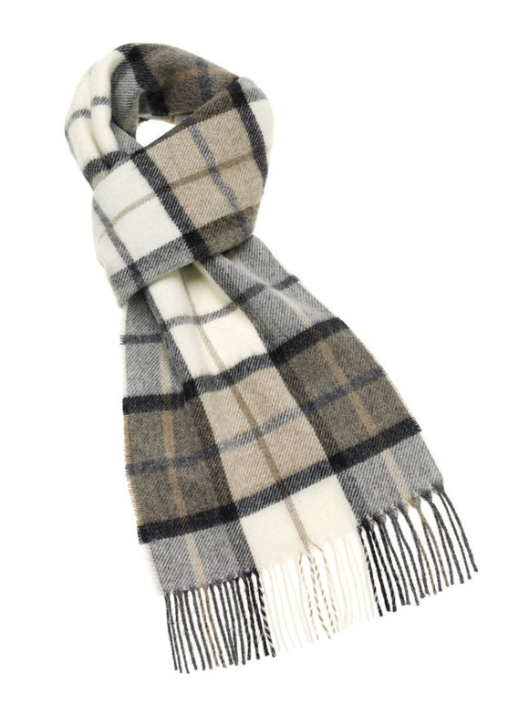 Winchester Natural Scarf - Merino Lambswool - Made in England