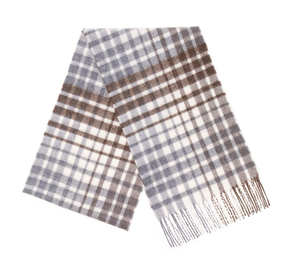 Merino Lambswool Scarf - Headrow Natural - Made in England,