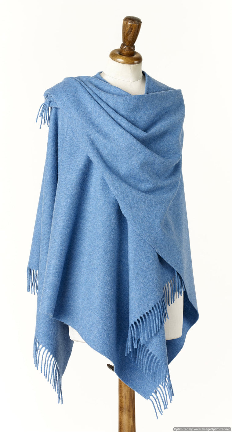 Blue Multicolor Ruana MINI RUANAS