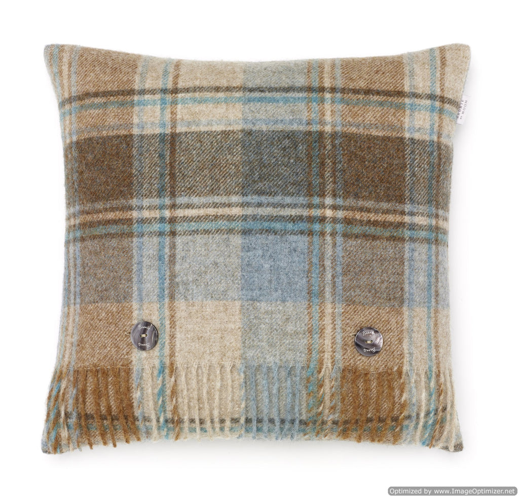 Shetland Quality - Pure New Wool - Pillow - Snowshill - Eau de Nil