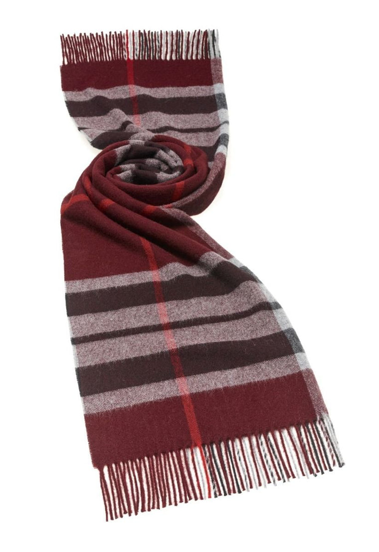 Blanket Scarf - Shawl - Stole - Wrap - Westminster Burgundy Country Stole