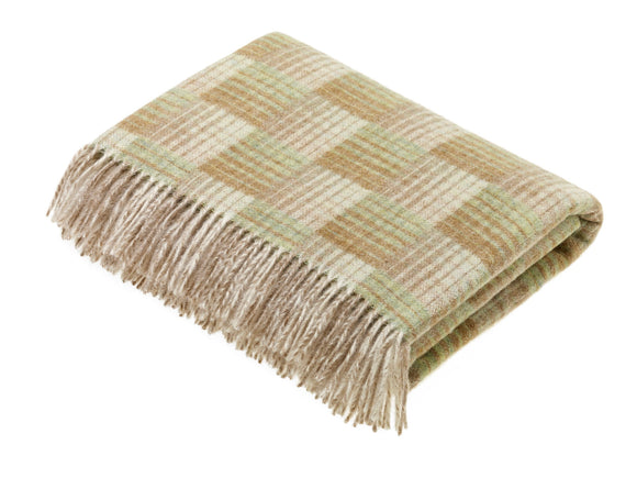 Transitional Travertine Throw - Castle - Shetland Quality Wool - Made in England