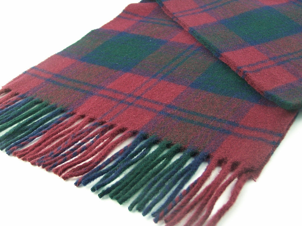 Red and Green Plaid Scarf