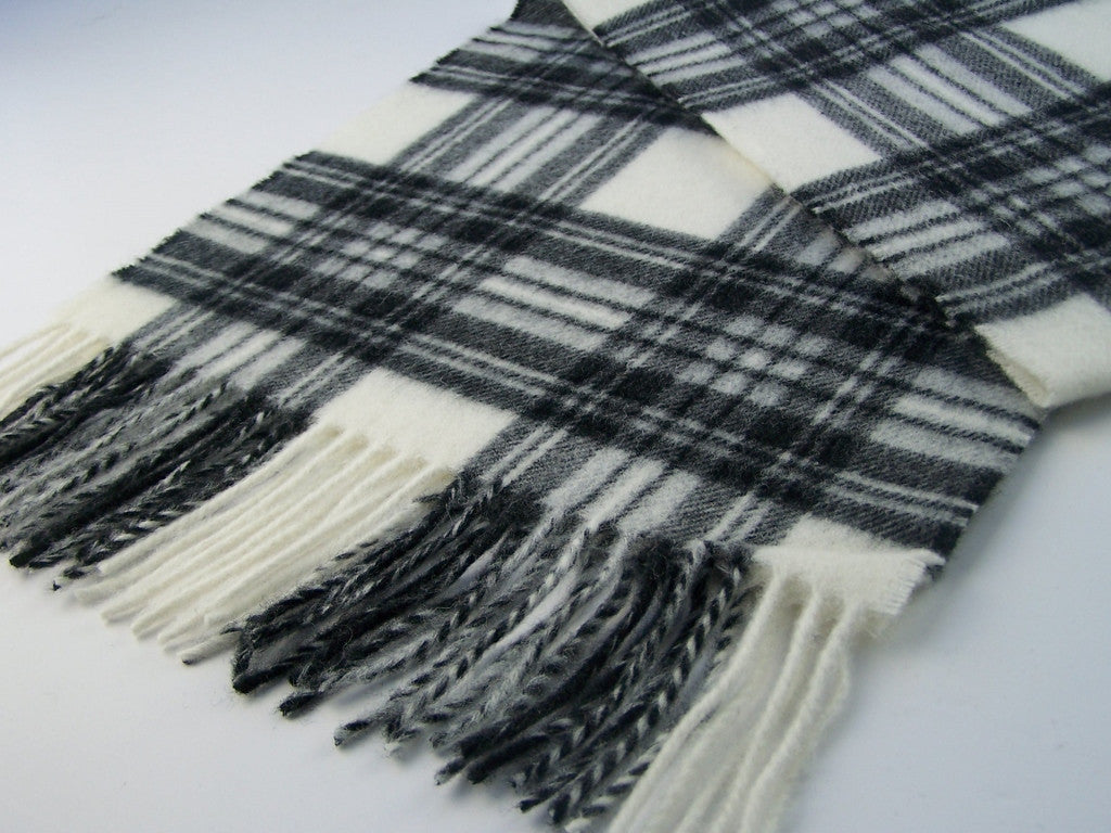 Black and White Scarf