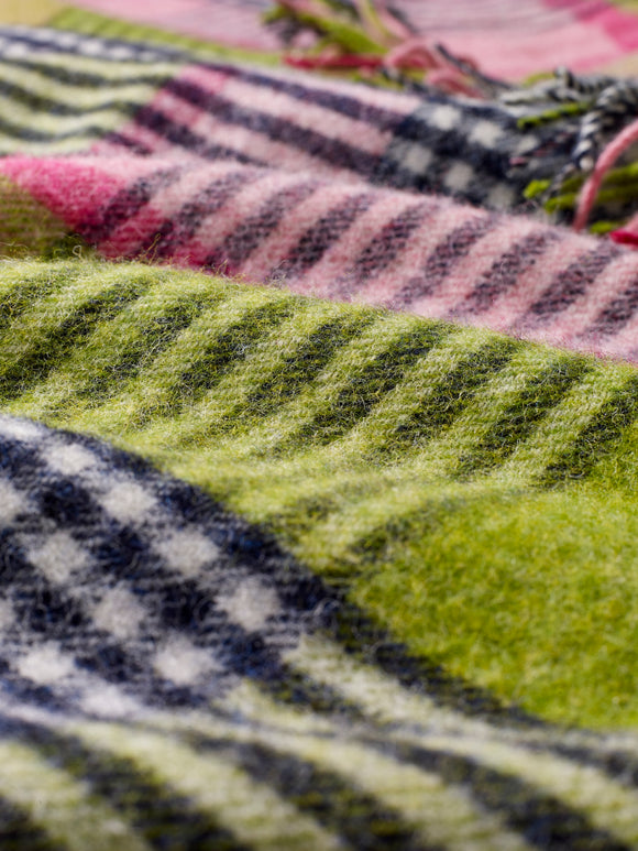 Shetland Pure New Wool - Thorpeness Meadow - Throw Blanket - Bronte by Moon