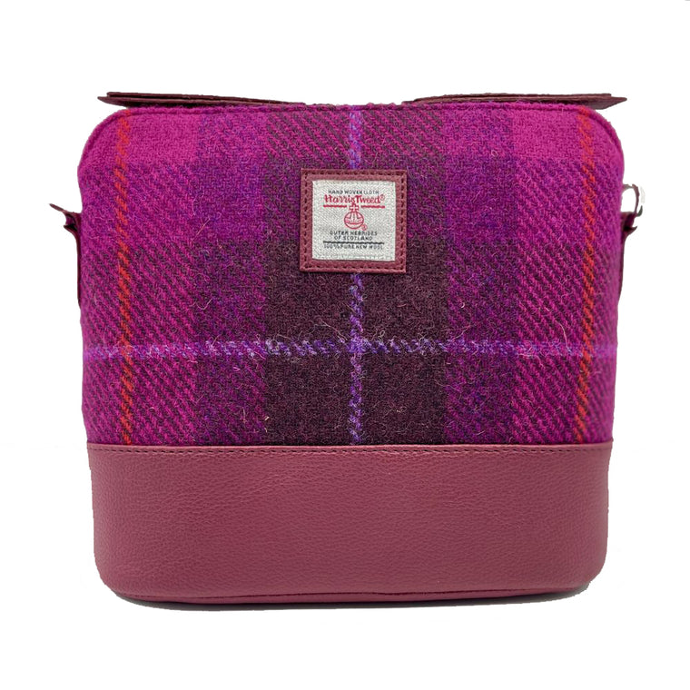 Australia Luxe Collective Harris Tweed Brant Leather Messenger Bag, Best  Price and Reviews